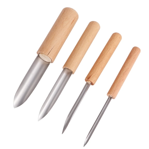 PAMINGONO Clay Sculpting Tool Set with Wooden Handles - Ceramic Carving, Engraving, Pottery, Modeling and Craft Crafting Kit
