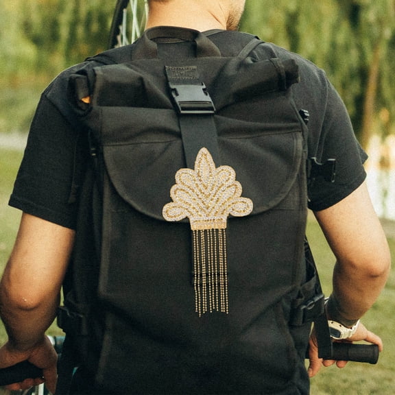 PAMINGONO Clothing Patches with Rhinestone for Diy Projects and Tailor Shop 2Pcs