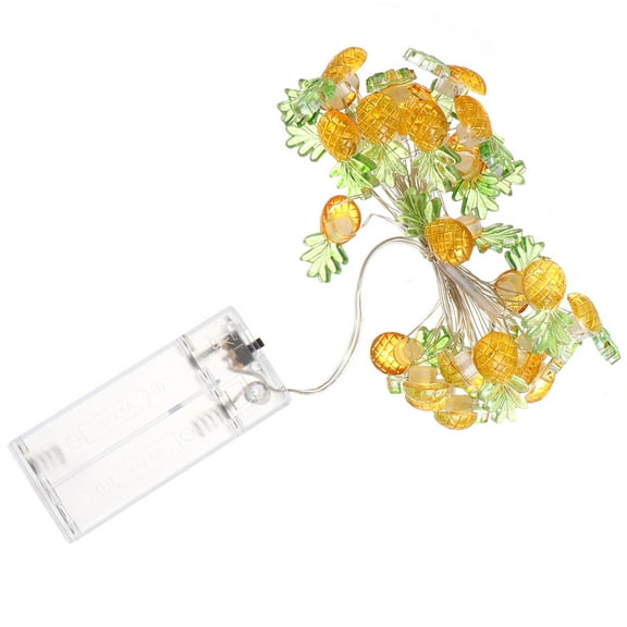 PAMINGONO Copper Wire String Lights 1 Set Pineapple Shape Night Light for Home Users and Christmas Decor