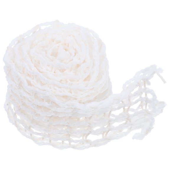 PAMINGONO Cotton Sausage Casing Roll White Meat Netting for Even Roasting and Smoking