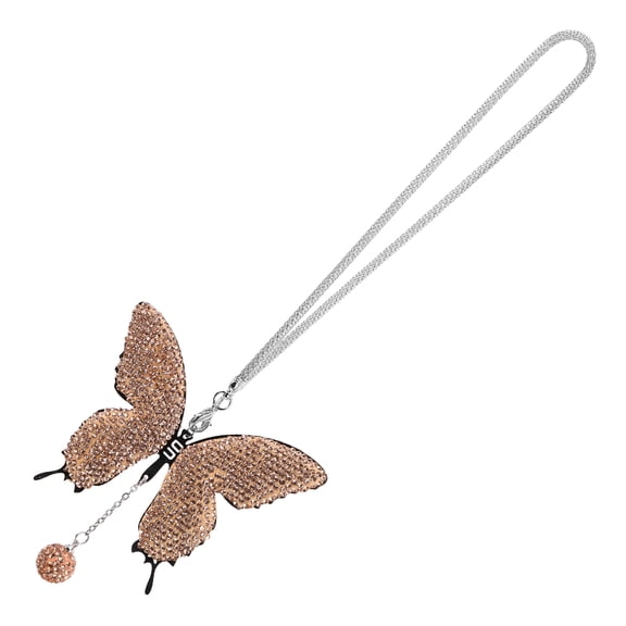 PAMINGONO Cute Car Decor 1Pcs Butterfly Shaped Pendant With Rhinestones For Women