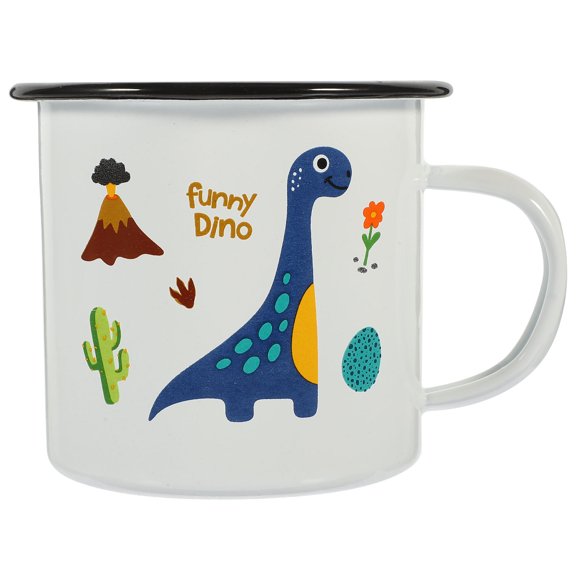 PAMINGONO Cute Enamel Cup Multi Holding Beverages for Friends Daily Use 1Pcs Back to School