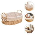 thumbnail image 1 of PAMINGONO Decorative Storage Woven Basket Synthetic Material 1Pack, 1 of 8