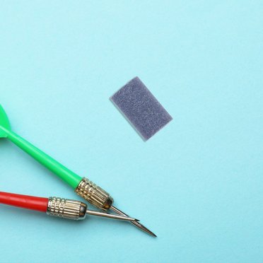 Inzopo 20Pieces Round Professional Dart Sharpener Dart Accessories Sand Stone For Steel Tip Point Needle Darts Sharpening