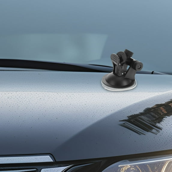 PAMINGONO Suction Mount Car Dashboard Mount Camera Black Plastic Metal 1Pack