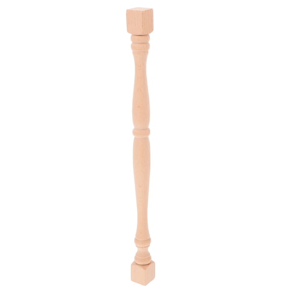 PAMINGONO Decorative Wood Baluster for Deck Rails in Khaki Color 1Pcs for Homeowners and Designers