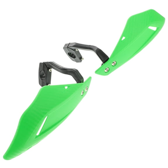 PAMINGONO Dirt Bike Handguards 1 Pair Green PP For Motorcycle Providing Hand Safety Feature