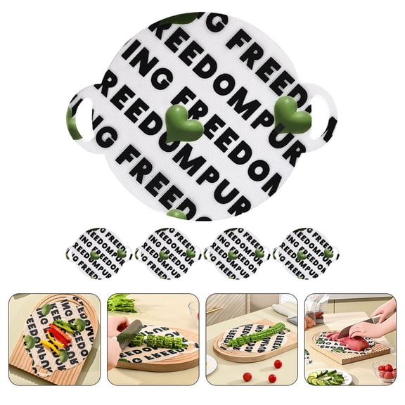 PAMINGONO Disposable Cutting Boards EVA Multi Color for Kitchen Furniture 5pcs Non Hygienic