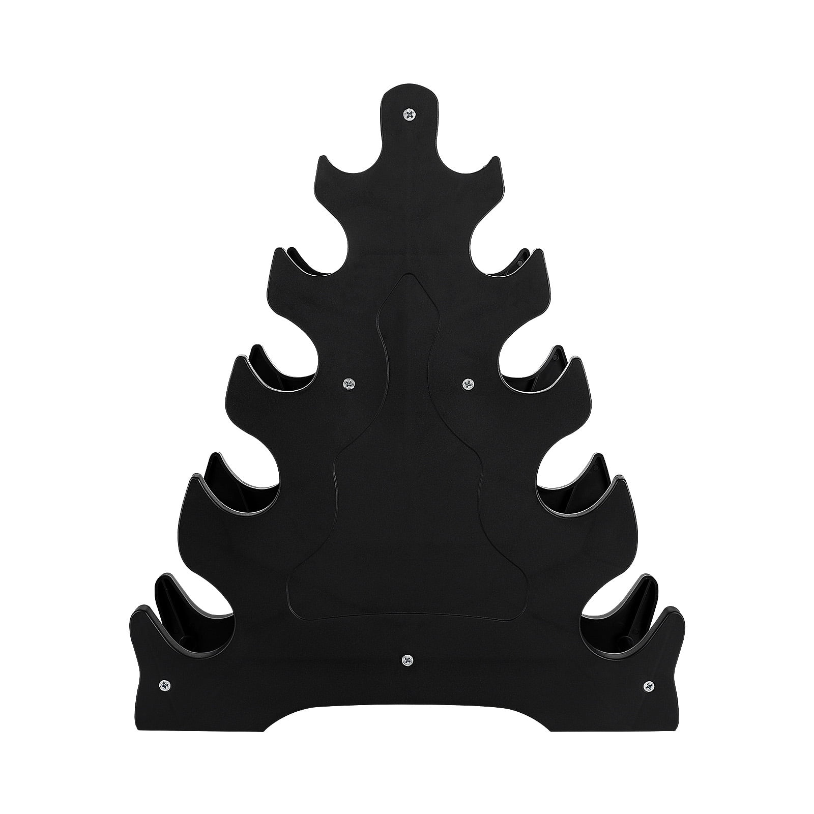 PAMINGONO Dumbbell Storage Rack – 5-Tier Weight Lifting Stand – Tree Leaf Design Dumbbell Holder for Home Gym Organization