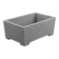 thumbnail image 1 of PAMINGONO Grey Rectangle Stone Planter Container for Succulents Bonsai and Flower Pot Home Office Table, 1 of 7