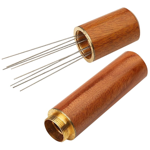 PAMINGONO Espresso Stirrer Tool Wooden Light Brown Coffee Accessory for Perfect Cup