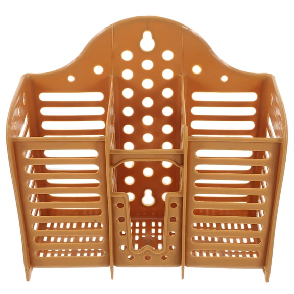 PAMINGONO Utensil Caddy Orange ABS Kitchen Organizer Versatile Storage Space Saving Design