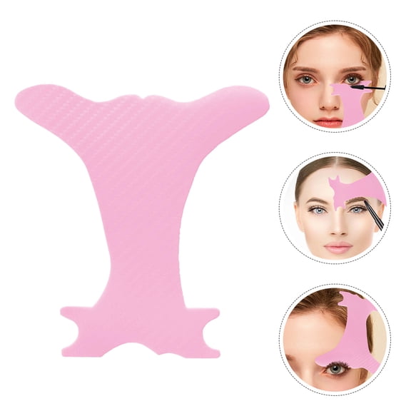 PAMINGONO Eyebrow Stencil Pink PP Effortless Eyeliner for DIY and Party Use