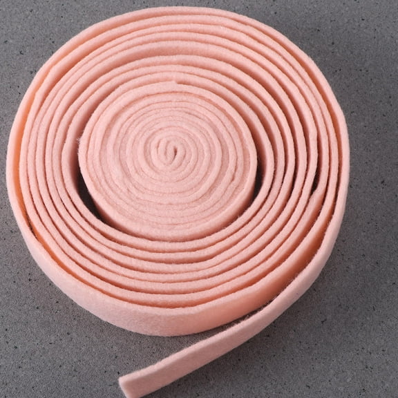 PAMINGONO Felt Ribbon 5x197in For Durable Craft Enthusiasts Light Pink 1Pcs