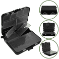 thumbnail image 1 of PAMINGONO Black Plastic Fishing Tackle Box Organizer with Multifunctional Storage for Fishing Gear and Accessories, 1 of 8