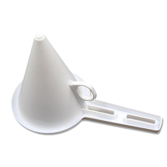 PAMINGONO White Cake Dispenser Funnel for Baking, Decorating Cakes and Chocolate with Easy Pour Design