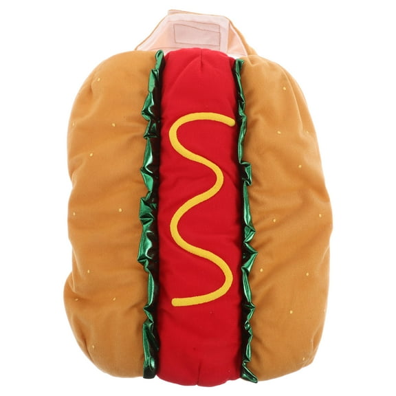 PAMINGONO Funny Hot Dog Costume For Pets Elastic Neck For Easy Wear For  Christmas Dress Up Dog Cat Clothes