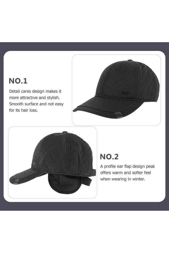 Grey Unisex Sports Cap with Ear Flap for Warmth and Adjustable Copper Buckle for Winter Outdoor Use