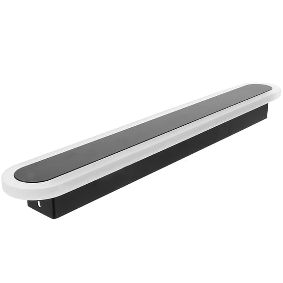 PAMINGONO Hallway Wall Linear Light 1Pack Wall Lamp in Black with Acrylic and Warm Light for Home Decor 11.8x2.3in