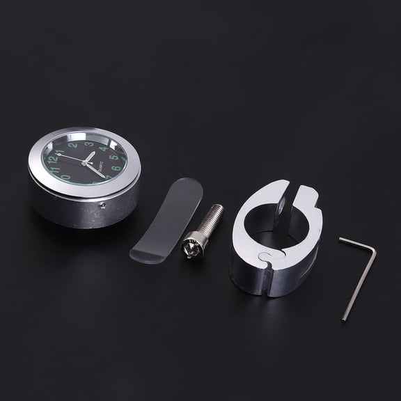 PAMINGONO Motorcycle Handlebar Clock with Stainless Steel Screw for Bikes and Motorbikes