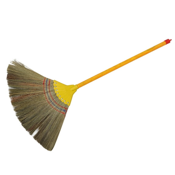 PAMINGONO Multiuse Handheld Straw Broom Soft Floor Brush Detachable Design for Indoor Outdoor