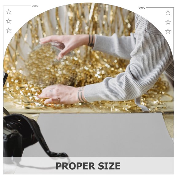 PAMINGONO Home Use Photography Backdrop Light Grey Fabric Sturdy and Lightweight Design