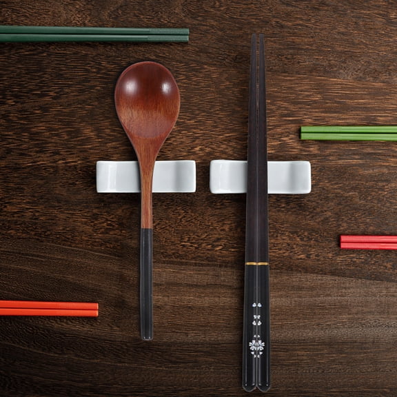 PAMINGONO Japanese Style Wooden Chopsticks and Spoon Home 1 Set