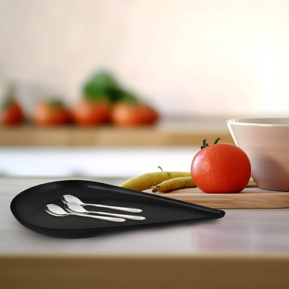 PAMINGONO Kitchen Utensil Holder Stainless Steel Spoon Cradle for Counter and Stove Top Use