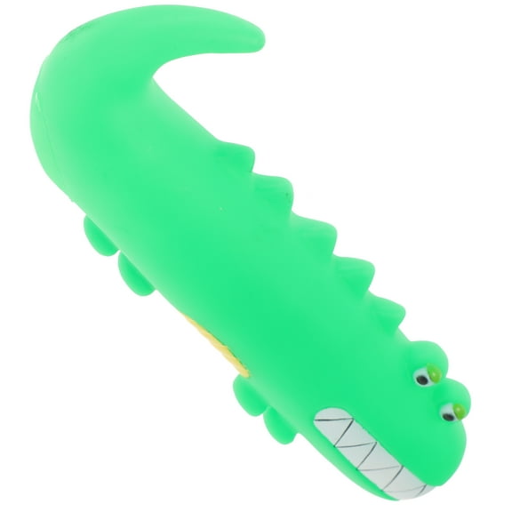 PAMINGONO Latex Squeaky Dog Toy Lizard Design Tough Interactive Puppy Plaything for Outdoor Use 1Set