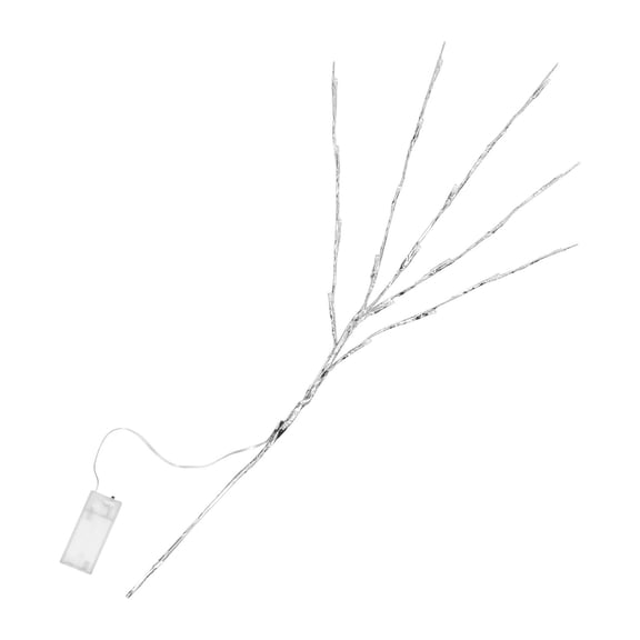 PAMINGONO Photo Taking Led Vase Decorative Lights Silver Iron 1 Pc