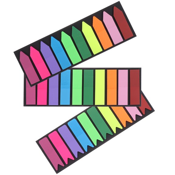PAMINGONO Lightweight Assorted Color Reading Strips Adhesive Tabs for Book Annotation
