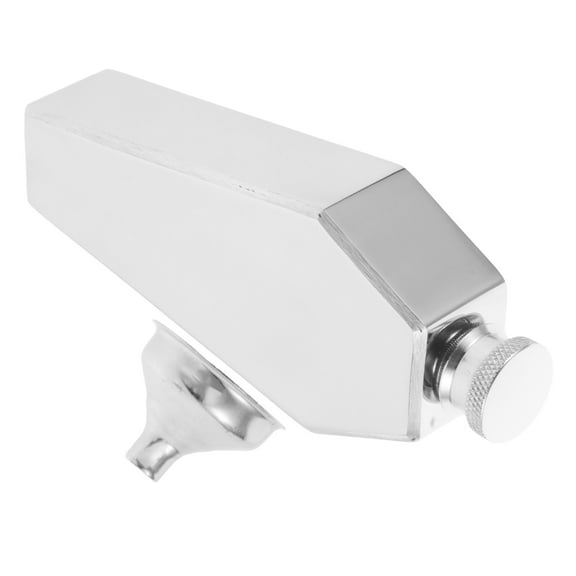 PAMINGONO Liquor Bottles Coffin Shaped Decorative Silver 1Set