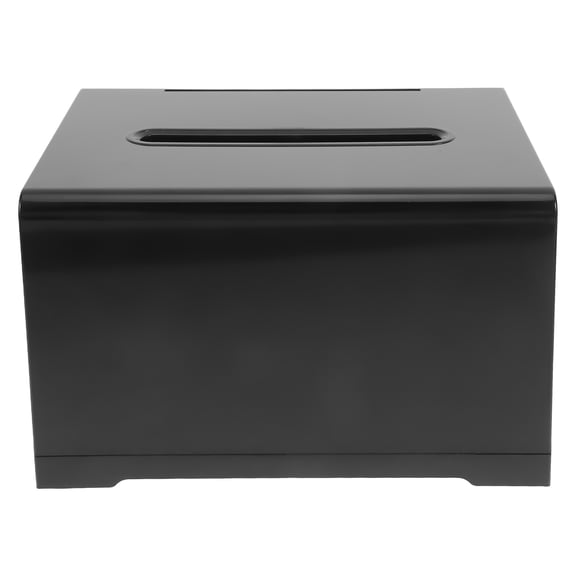 PAMINGONO Black Suggestion Box Acrylic 1Pcs for Office Fundraising Collection Modern