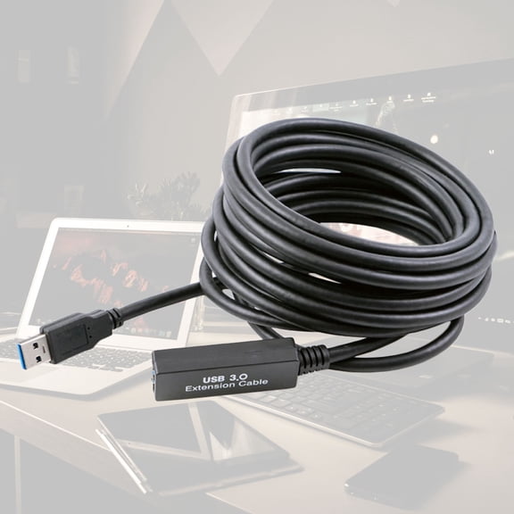 PAMINGONO USB 3.0 Data Cable, Black High Speed Cord with Copper Conductor, Plastic Jacket, Stable Signal Transfer
