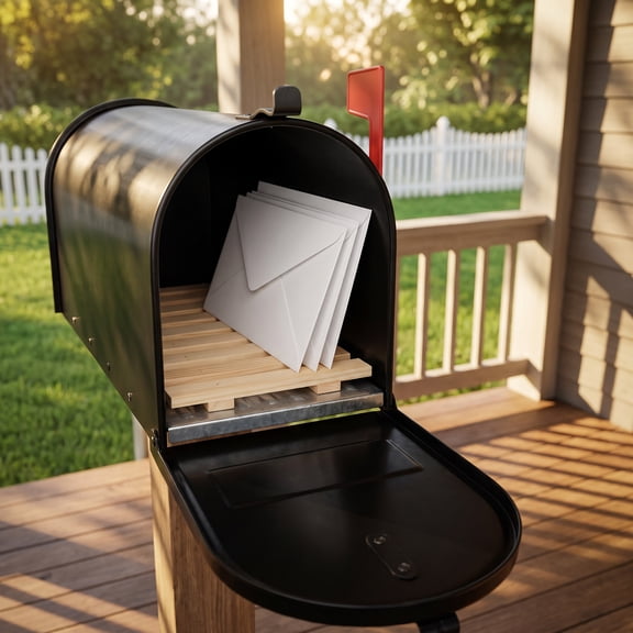 PAMINGONO Mailbox Bottom Grate Insert Light Brown Water Resistant for Mailbox