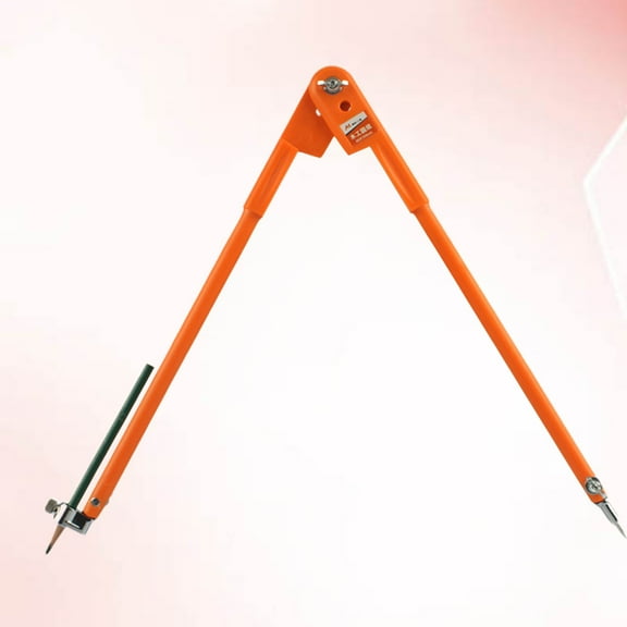 PAMINGONO Compas Cutter Precision Pencil Compass Orange 1Pcs