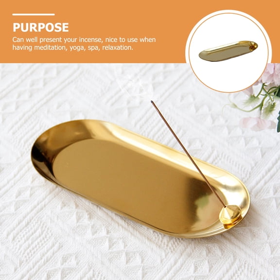 PAMINGONO Metal Aromatherapy Diffuser and Incense Stick Burner Set for Home , Meditation, Relaxation Decor