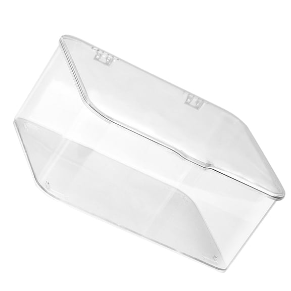 PAMINGONO Multi-Purpose Plastic Storage Box with Lid, Space-Saving Organizer for Tiny Accessories