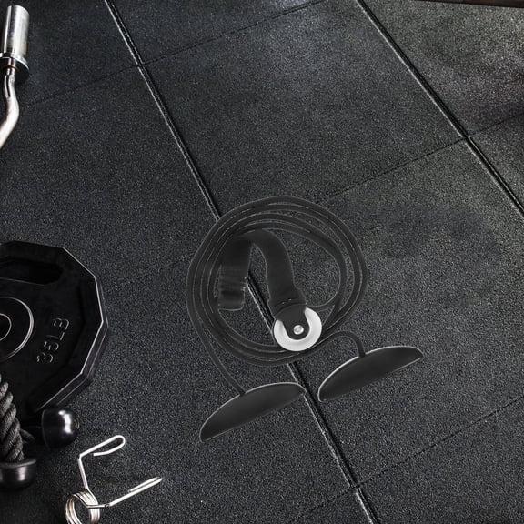 PAMINGONO Shoulder Pulley Trainer for Upper Body Workout with Over Door Installation Black