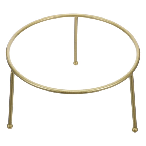 PAMINGONO Outdoor Garden Globe Stand Golden Metal Crystal Sphere Holder for Versatile Display and Easy Installation