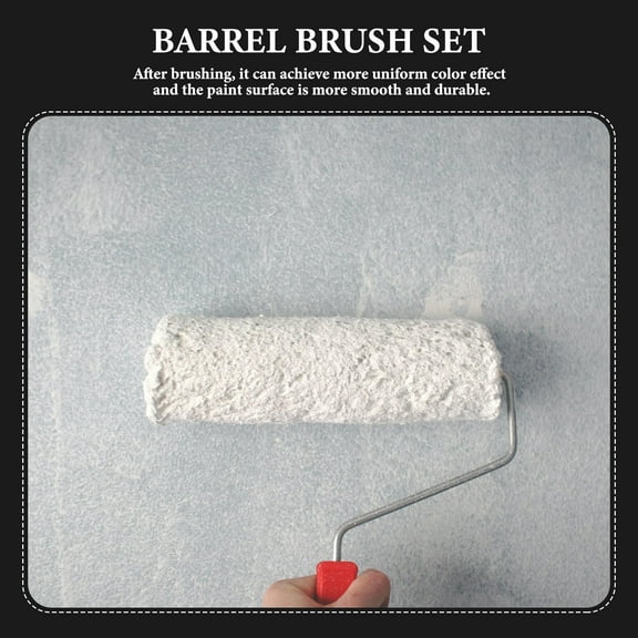 PAMINGONO Paint Rolls Wall Painting Roller Kit Polyester Smooth and Durable Surface Homeowners