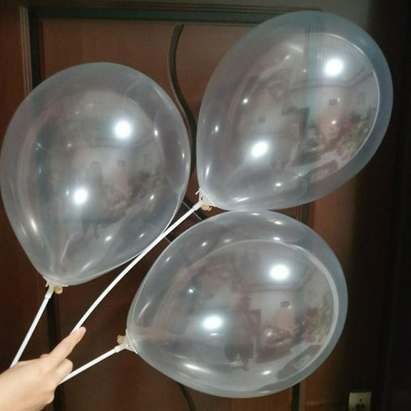 PAMINGONO Party Balloon Decoration 200 Pcs Clear Latex for General Users Decorations