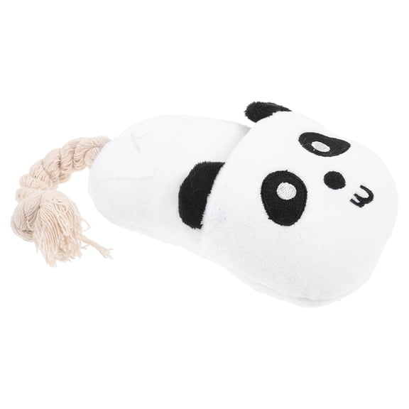 PAMINGONO Plush Cotton Rope Shoe Shaped Pet Molar Bite Toy for Indoor 1Pcs