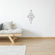 PAMINGONO Portacandele Metallo with Modern Style and Iron Art for Home Decoration and Birthday Celebration