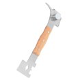 thumbnail image 1 of PAMINGONO Beekeeping Multi-Tool with Galvanized Steel Blade and Wooden Handle for Hive Maintenance, 1 of 8