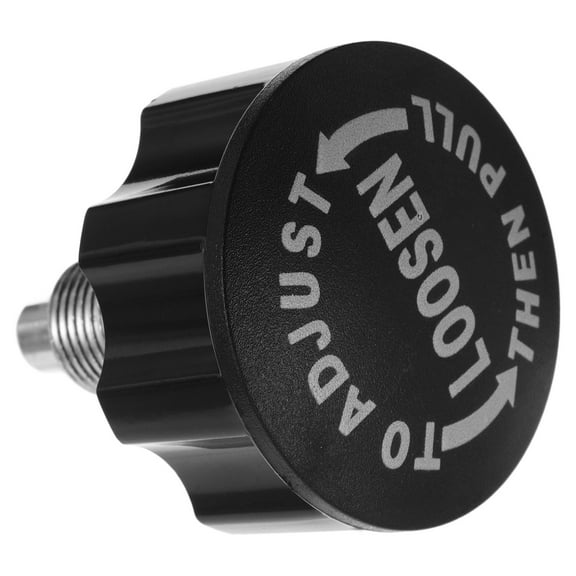PAMINGONO Black Pull Pin Spring Knobs for Adjustable Tension Weight Benches - 1 Set for Home Gym Equipment