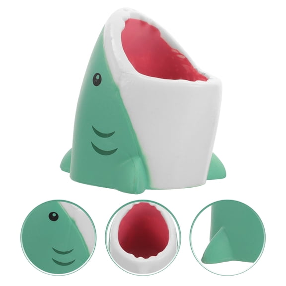 PAMINGONO Artificial Aquarium Shark Head Shark Head Decoration Resin Multi 1Pack 1.97X1.97X1.69In