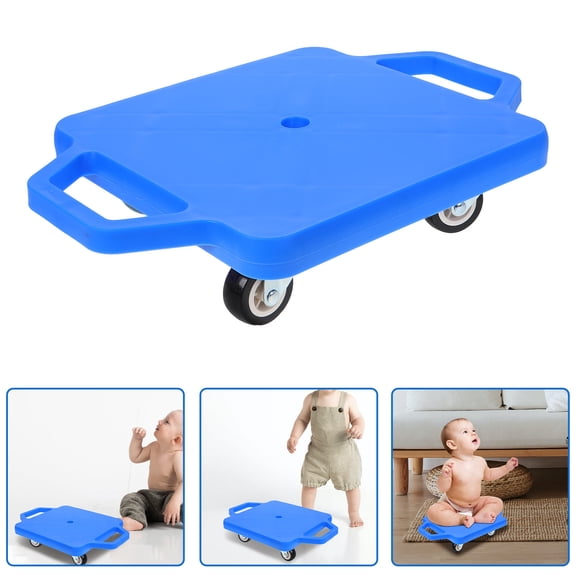 PAMINGONO Roller Board for Kids Plastic Blue 1Set for Sensory Integration Training Indoor Outdoor Use