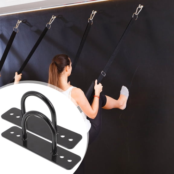 PAMINGONO Rope Anchor 2Pcs for Home Use and Outdoor Training Black