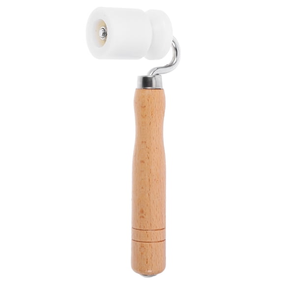 PAMINGONO Painting Wallpaper Roller Tool with Wood Handle for Smooth Seamless Wallcovering Application
